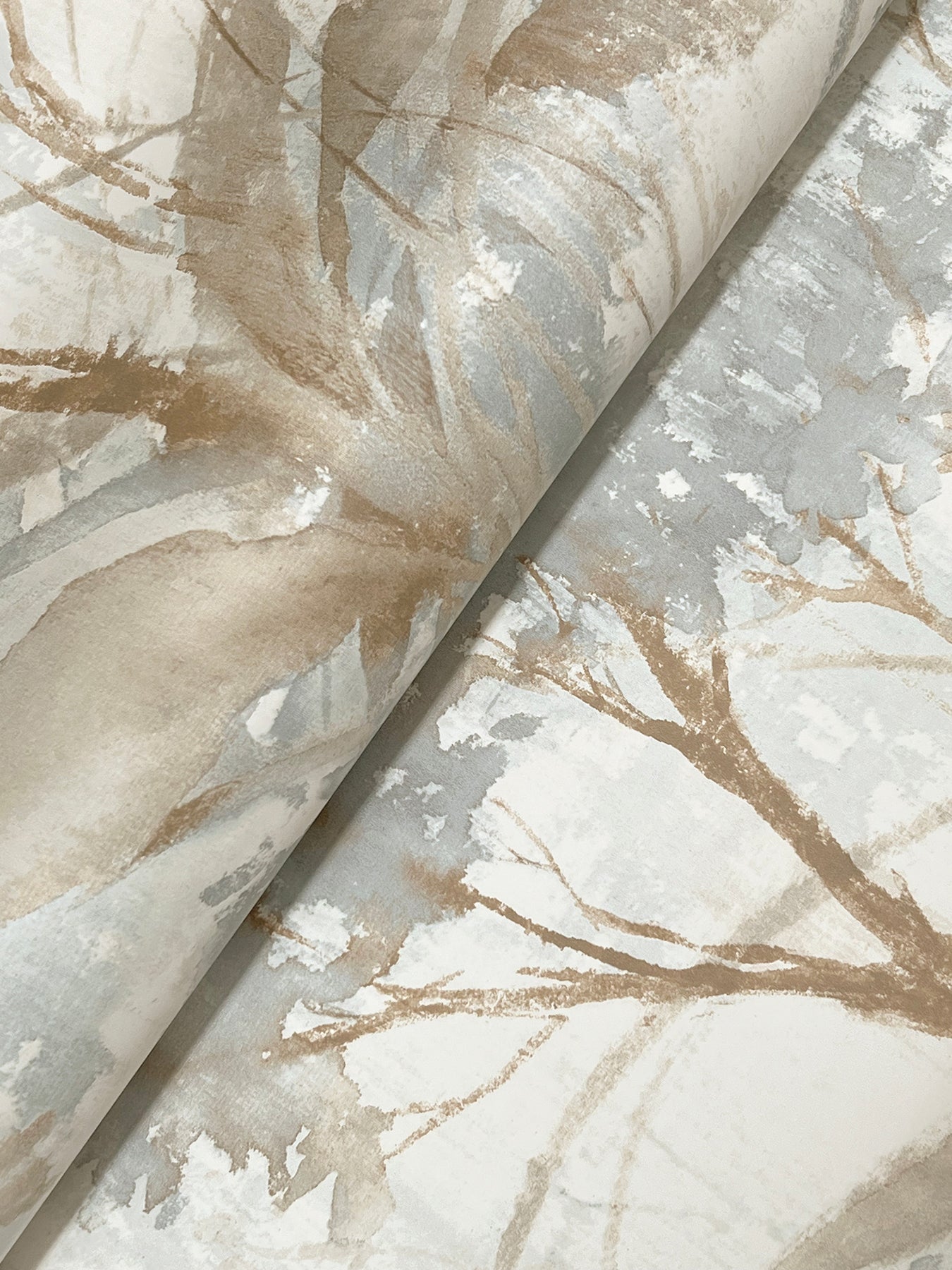 York Wallcoverings A-Street Prints Mistwood Blue Forest Wallpaper Botanical Modern Blue  Wallpaper - 4177-27749