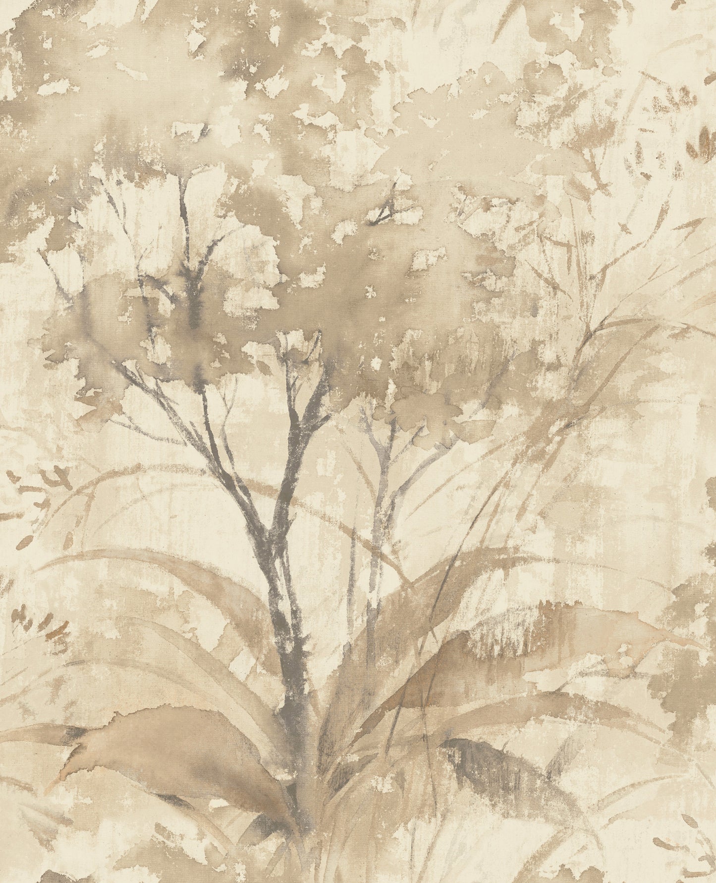 York Wallcoverings A-Street Prints Mistwood Coffee Forest Wallpaper Botanical Modern Coffee  Wallpaper - 4177-27750