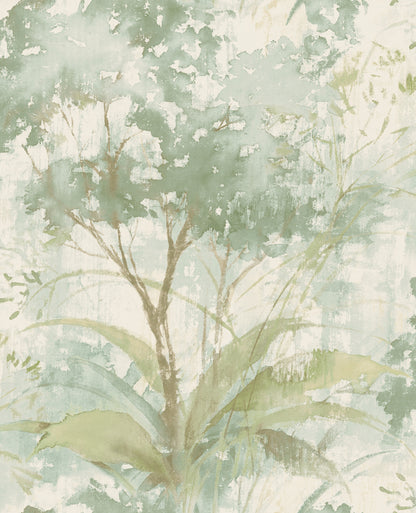 York Wallcoverings A-Street Prints Mistwood Green Forest Wallpaper Botanical Modern Green  Wallpaper - 4177-27751