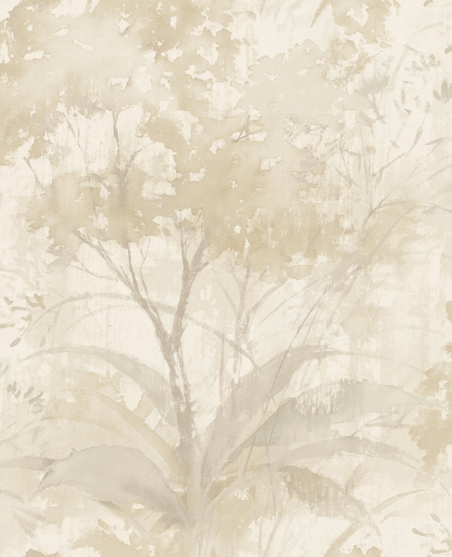 York Wallcoverings A-Street Prints Mistwood Beige Forest Wallpaper Botanical Modern Beige  Wallpaper - 4177-27752