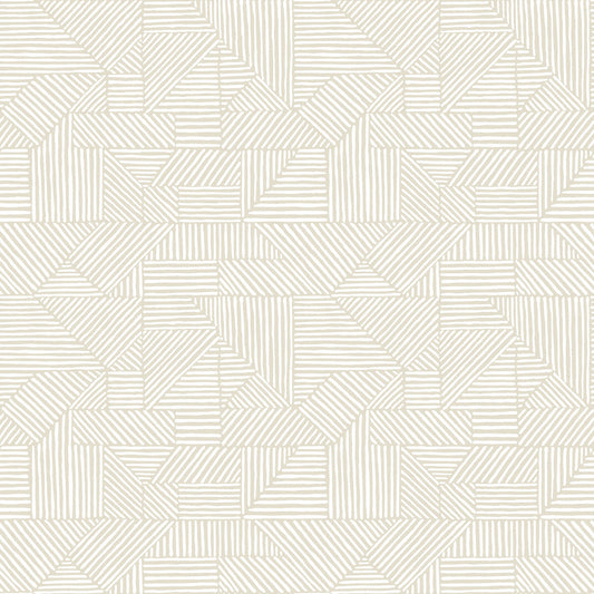 York Wallcoverings A-Street Prints Crescendo Silver Block Geometric Wallpaper Graphics Modern Silver  Wallpaper - 4177-83300