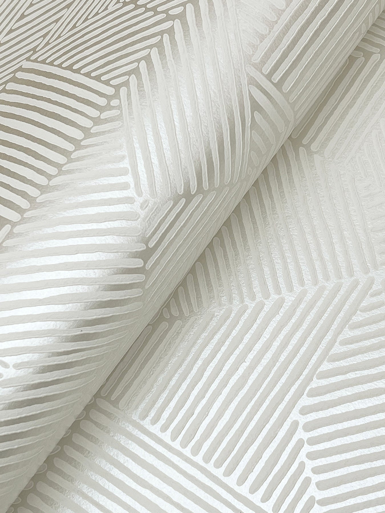 York Wallcoverings A-Street Prints Crescendo Silver Block Geometric Wallpaper Graphics Modern Silver  Wallpaper - 4177-83300