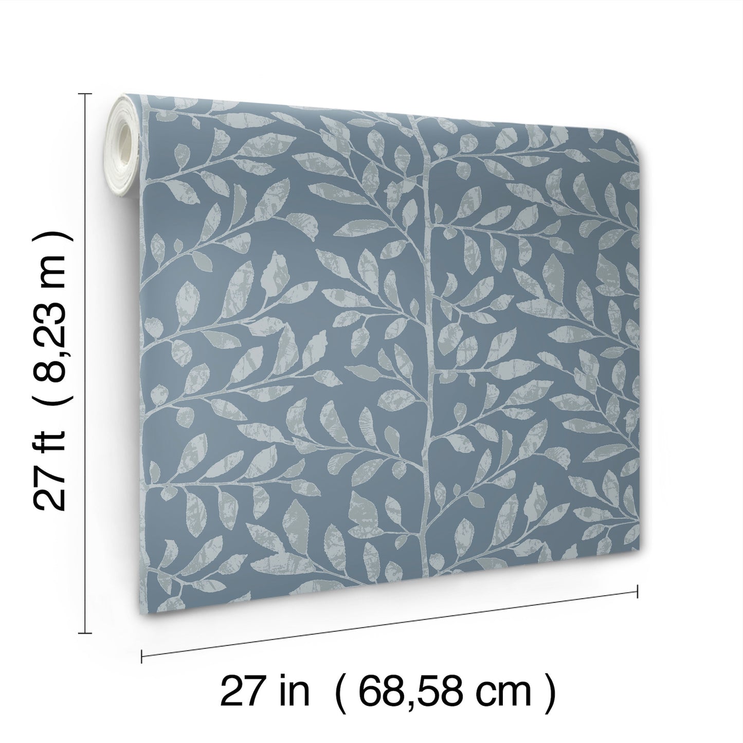 York Wallcoverings A-Street Prints Sagecrest Blue Sapling Wallpaper Botanical Modern Blue  Wallpaper - 4177-83309