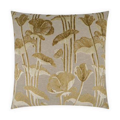 D.V. KAP HOME Vanity 24x24 decorative throw pillow in soft neutral textured design, styled on sofa for modern home décor, available at Primoends.
