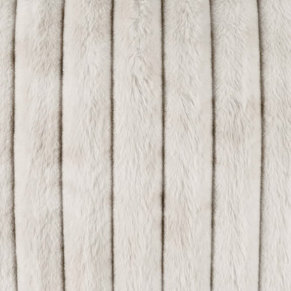 D.V. KAP HOME   24" x 24" Summit Pillow - Ivory Faux Fur    - 4178-I-2424