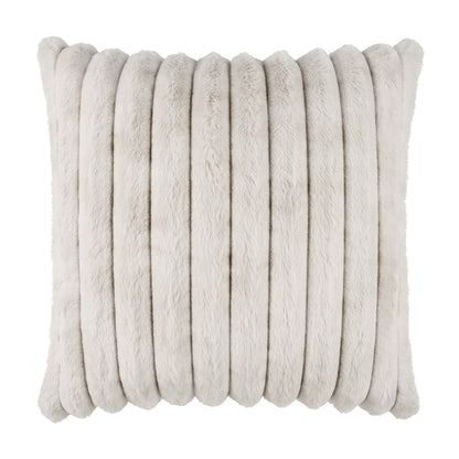 D.V. KAP HOME   24" x 24" Summit Pillow - Ivory Faux Fur    - 4178-I-2424