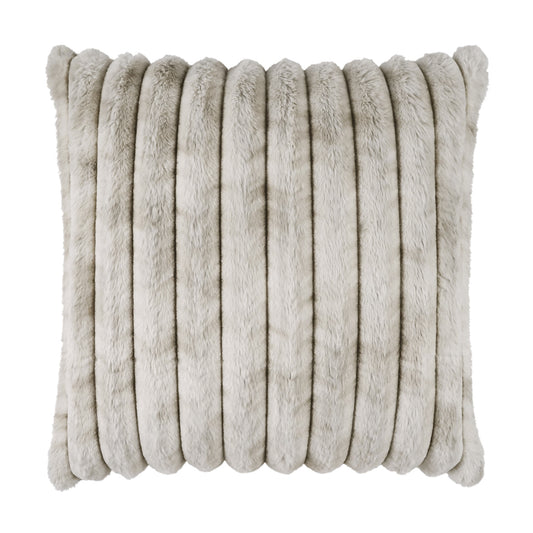 D.V. KAP HOME   24" x 24" Summit Pillow - Sand Faux Fur    - 4178-S-2424