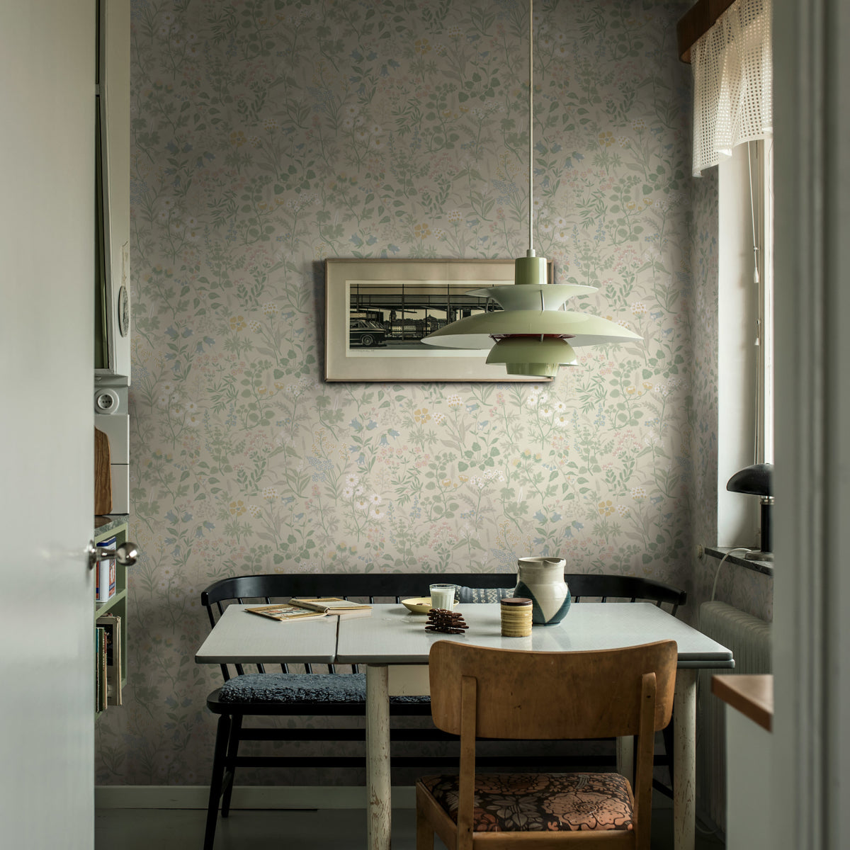 SCHUMACHER WALLCOVERING  BORASTAPETER FLORA   SAND   - 4179