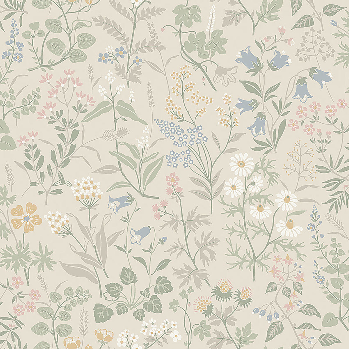 SCHUMACHER WALLCOVERING  BORASTAPETER FLORA   SAND   - 4179
