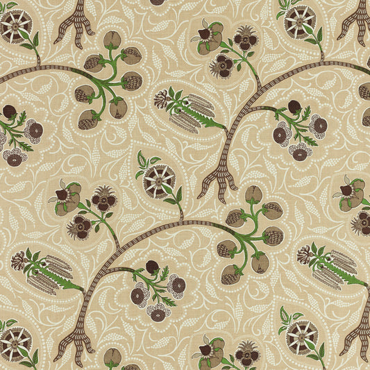 SCHUMACHER  RAOUL TEXTILES INDIRA PRINTS PRINTS CARDAMON   - 417V23