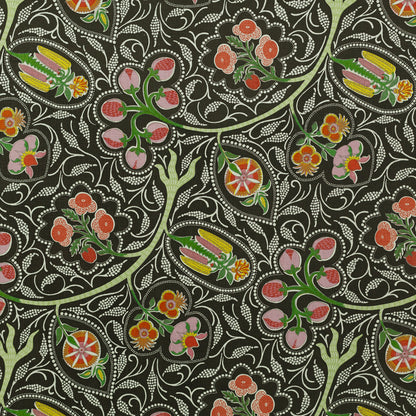 SCHUMACHER  RAOUL TEXTILES INDIRA PRINTS PRINTS EBONY   - 417V91