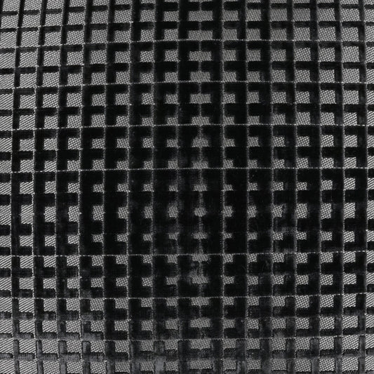 D.V. KAP HOME 4181-O-YARD Success Fabric - Onyx Glam, Textured  Black   - Success