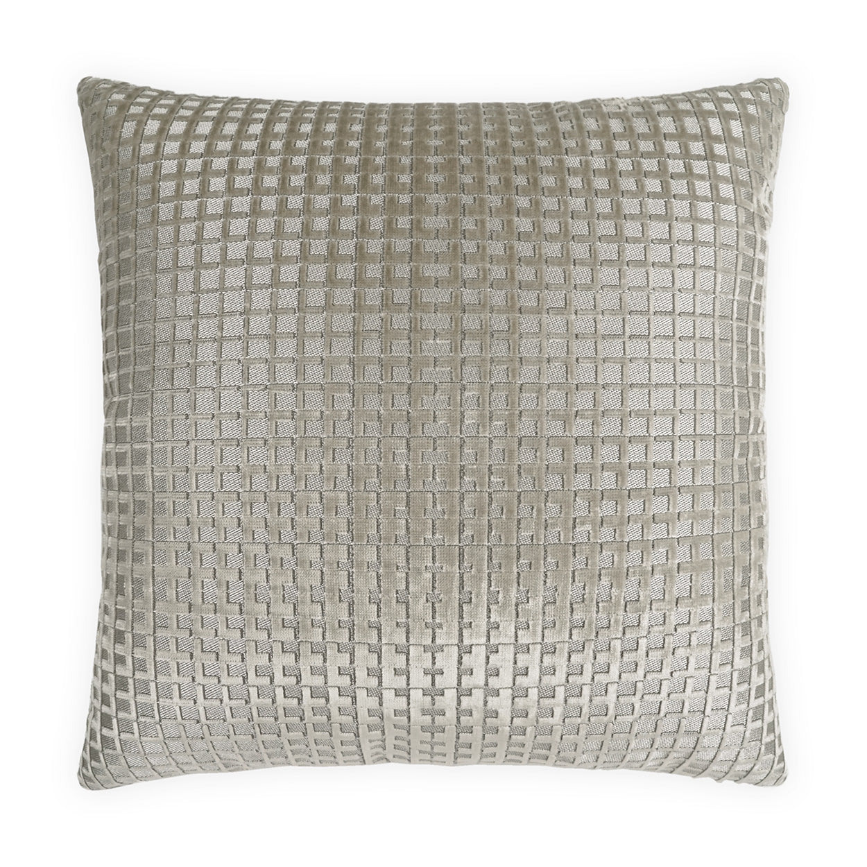 D.V. KAP HOME   24" x 24" Success Pillow - Pearl Glam, Textured    - 4181-P-2424