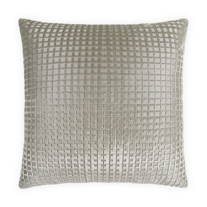 D.V. KAP HOME   24" x 24" Success Pillow - Pearl Glam, Textured    - 4181-P-2424