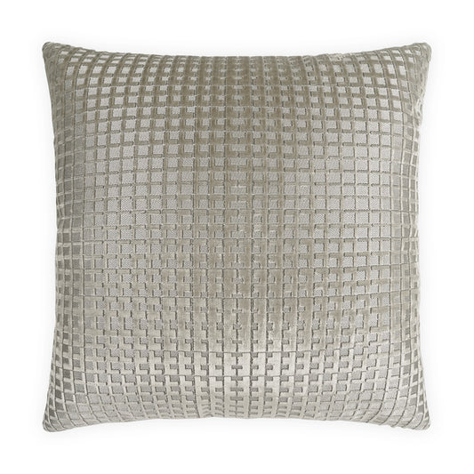 D.V. KAP HOME   24" x 24" Success Pillow - Pearl Glam, Textured    - 4181-P-2424