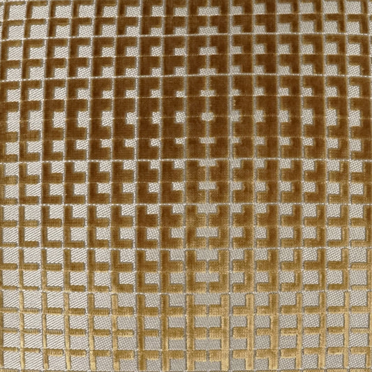 D.V. KAP HOME 4181-T-YARD Success Fabric - Topaz Glam, Textured  Gold   - Success