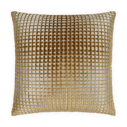 D.V. KAP HOME   24" x 24" Success Pillow - Topaz Glam, Textured    - 4181-T-2424