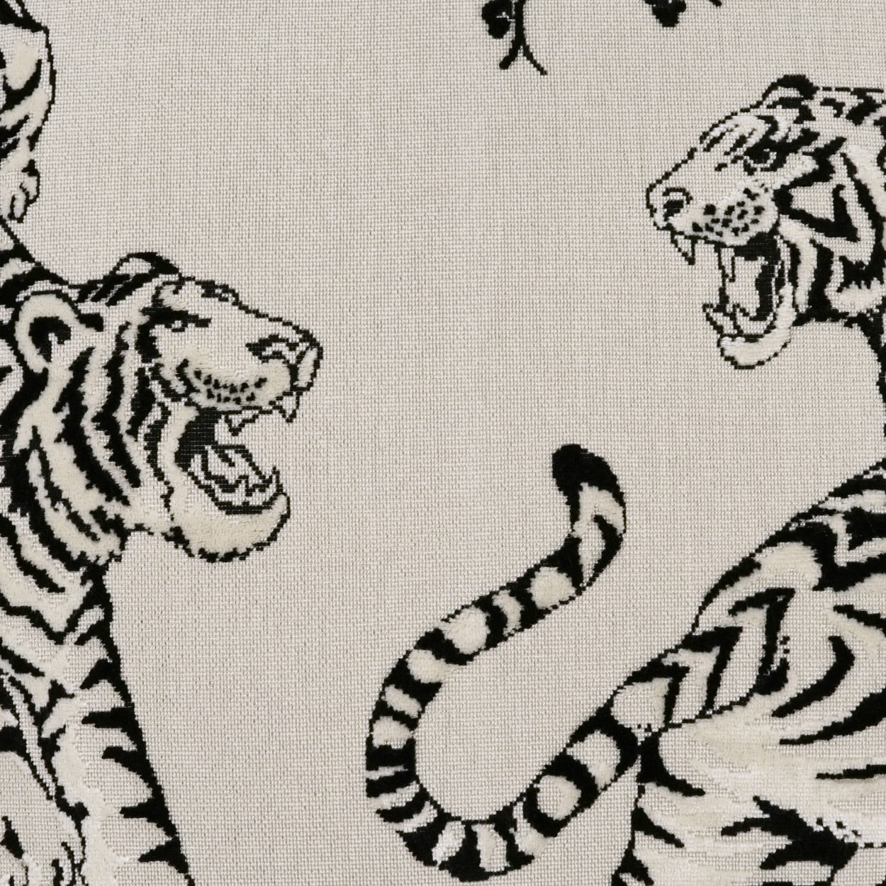 D.V. KAP HOME 4182-YARD Tailspin Fabric Animal  Black, White   - Tailspin