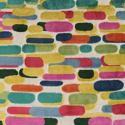 D.V. KAP HOME   24" x 24" Capsules Pillow - Carnival Circular - Dots, Abstract    - 4183-C-2424