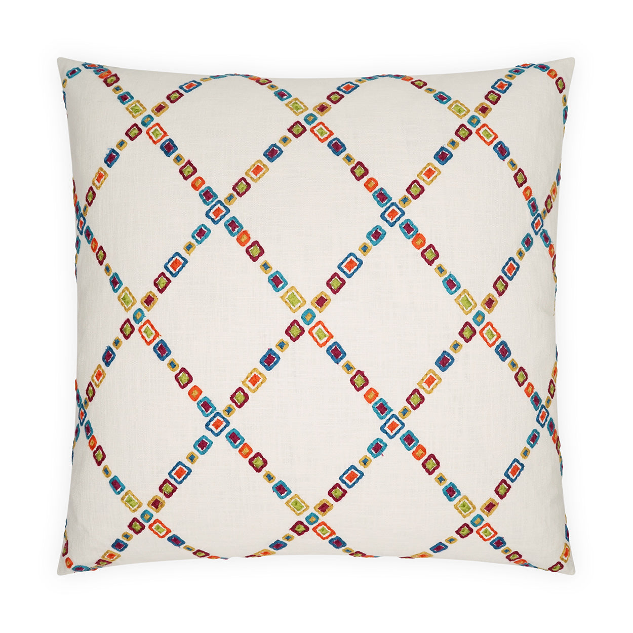D.V. KAP HOME   24" x 24" Soleil Pillow Geometric, Modern    - 4186-2424