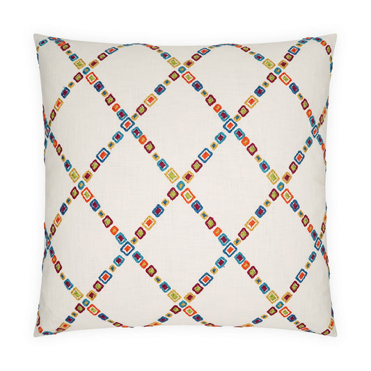 D.V. KAP HOME   24" x 24" Soleil Pillow Geometric, Modern    - 4186-2424