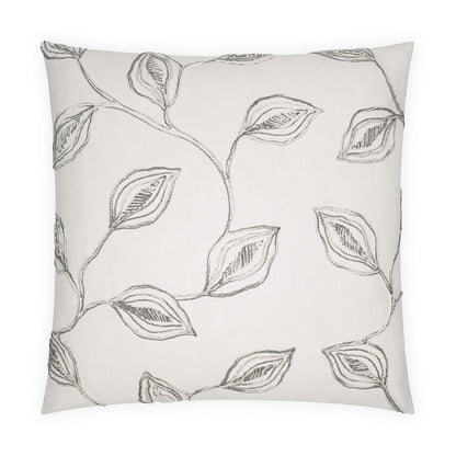 D.V. KAP HOME   24" x 24" Riley Pillow Textured, Floral, Transitional    - 4190-2424