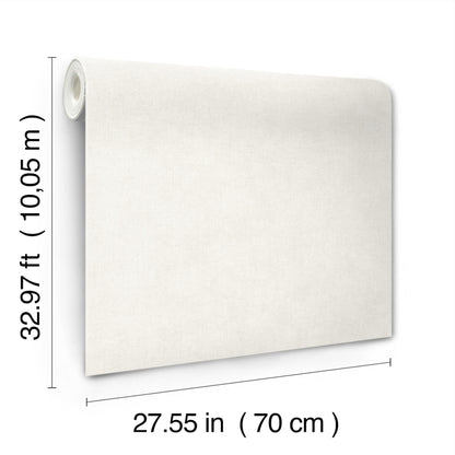 York Wallcoverings A-Street Prints Nuovo Off-White Faux Linen Wallpaper Graphics Transitional Off-White  Wallpaper - 4193-7420