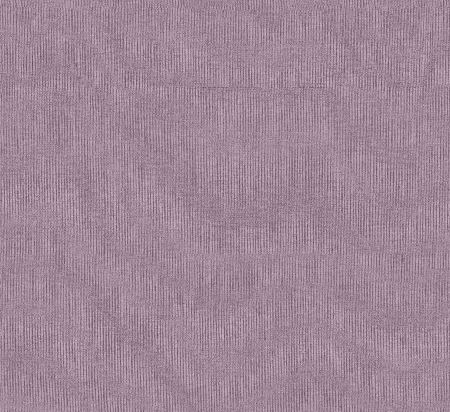 Dusty mauve purple faux-linen wallpaper texture with visible weave.