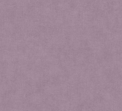 Dusty mauve purple faux-linen wallpaper texture with visible weave.