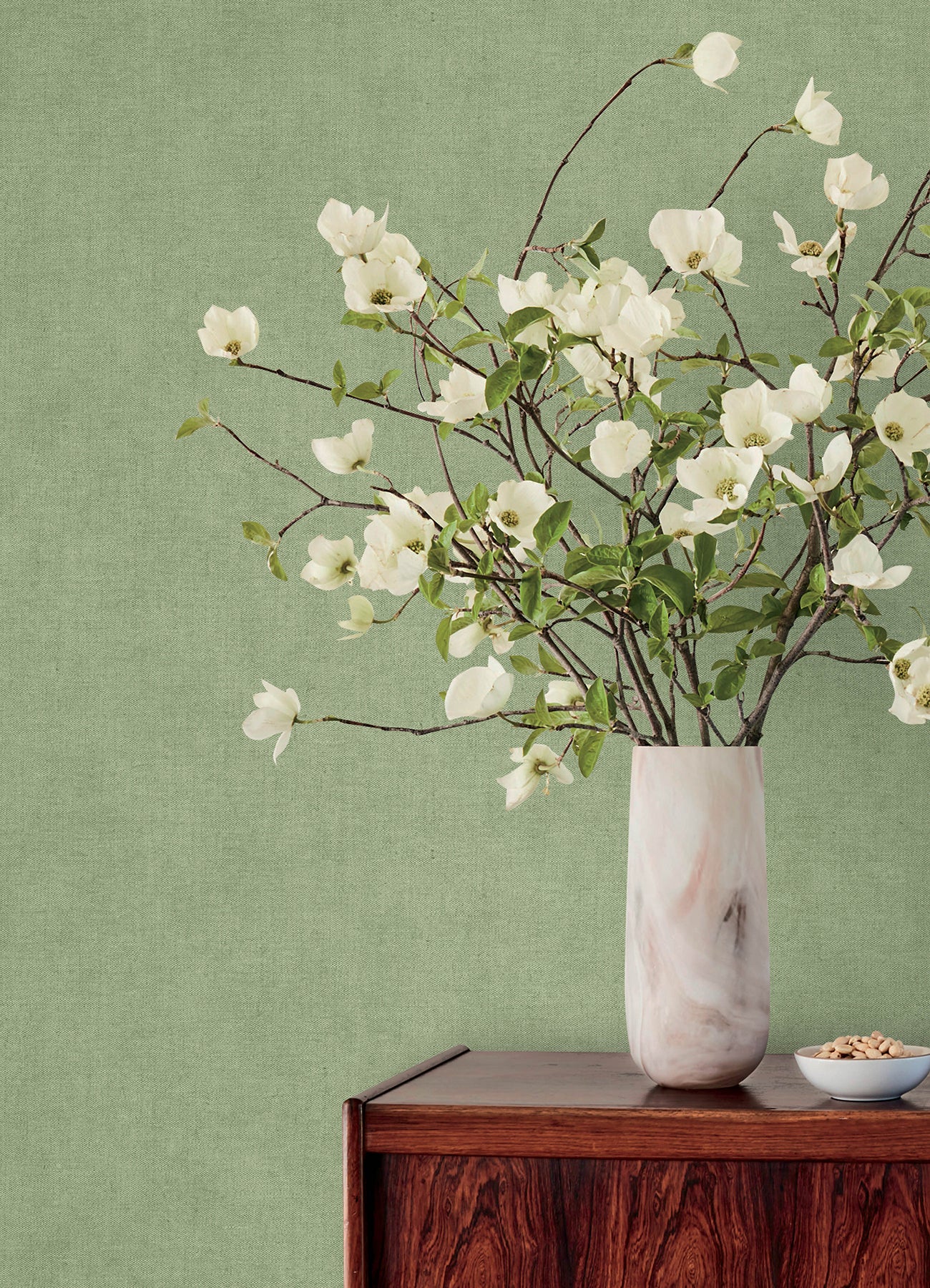 York Wallcoverings A-Street Prints Nuovo Light Green Faux Linen Wallpaper Graphics Transitional Light Green  Wallpaper - 4193-7431