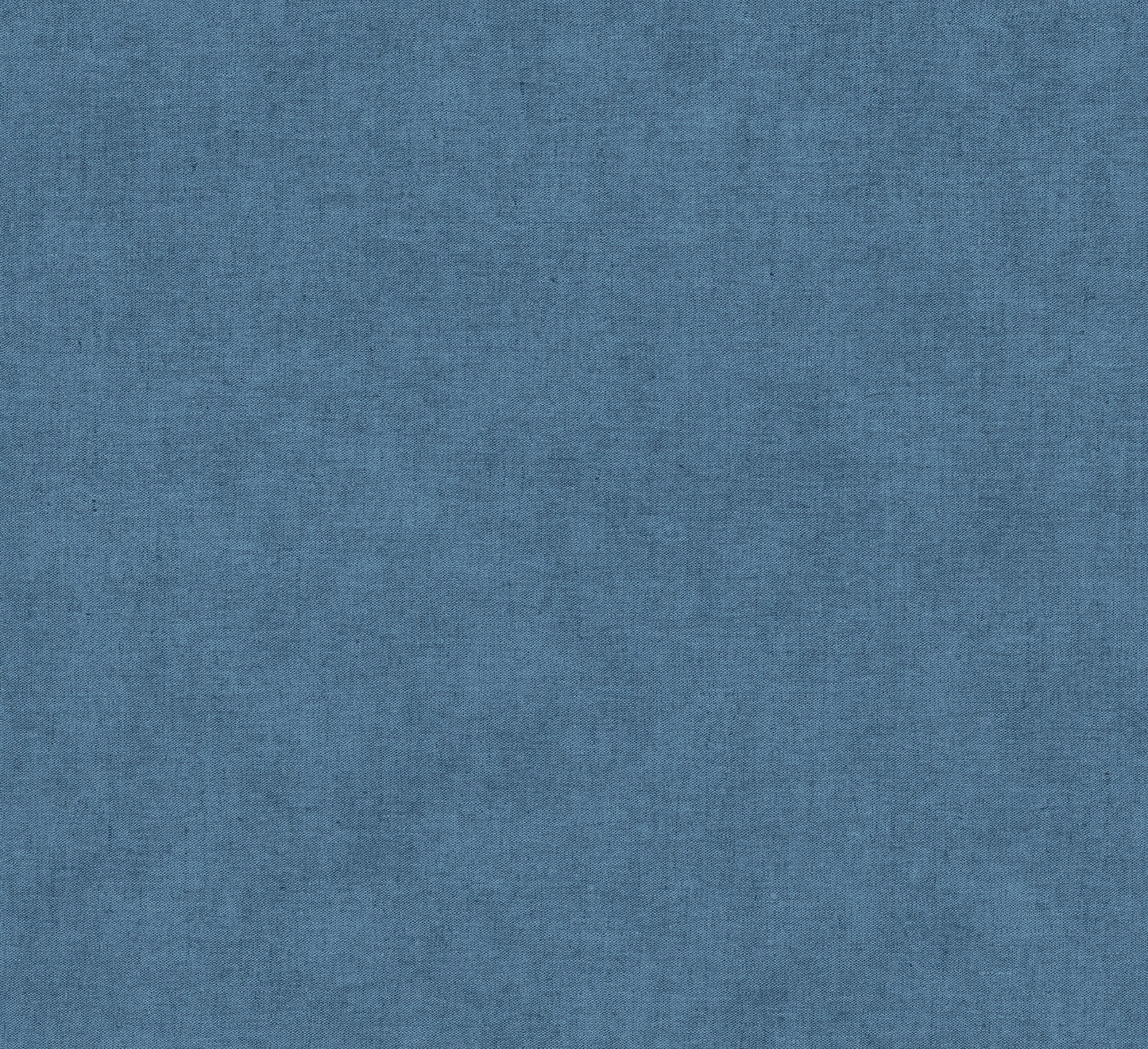Blue linen-look fabric swatch with subtle texture.