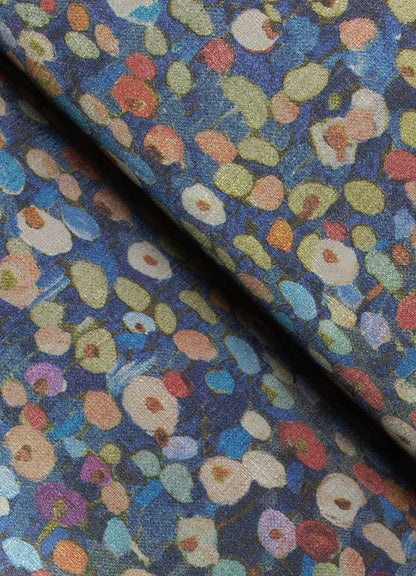 York Wallcoverings A-Street Prints Prato Blue Petite Floral Wallpaper Abstract Modern Blue  Wallpaper - 4193-7442