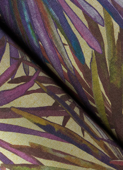 York Wallcoverings A-Street Prints Corifa Purple Palm Leaf Wallpaper Botanical Tropical Purple  Wallpaper - 4193-7452