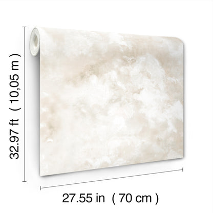 York Wallcoverings A-Street Prints Aria Neutral Abstract Wallpaper Abstract Bohemian Neutral  Wallpaper - 4193-7460