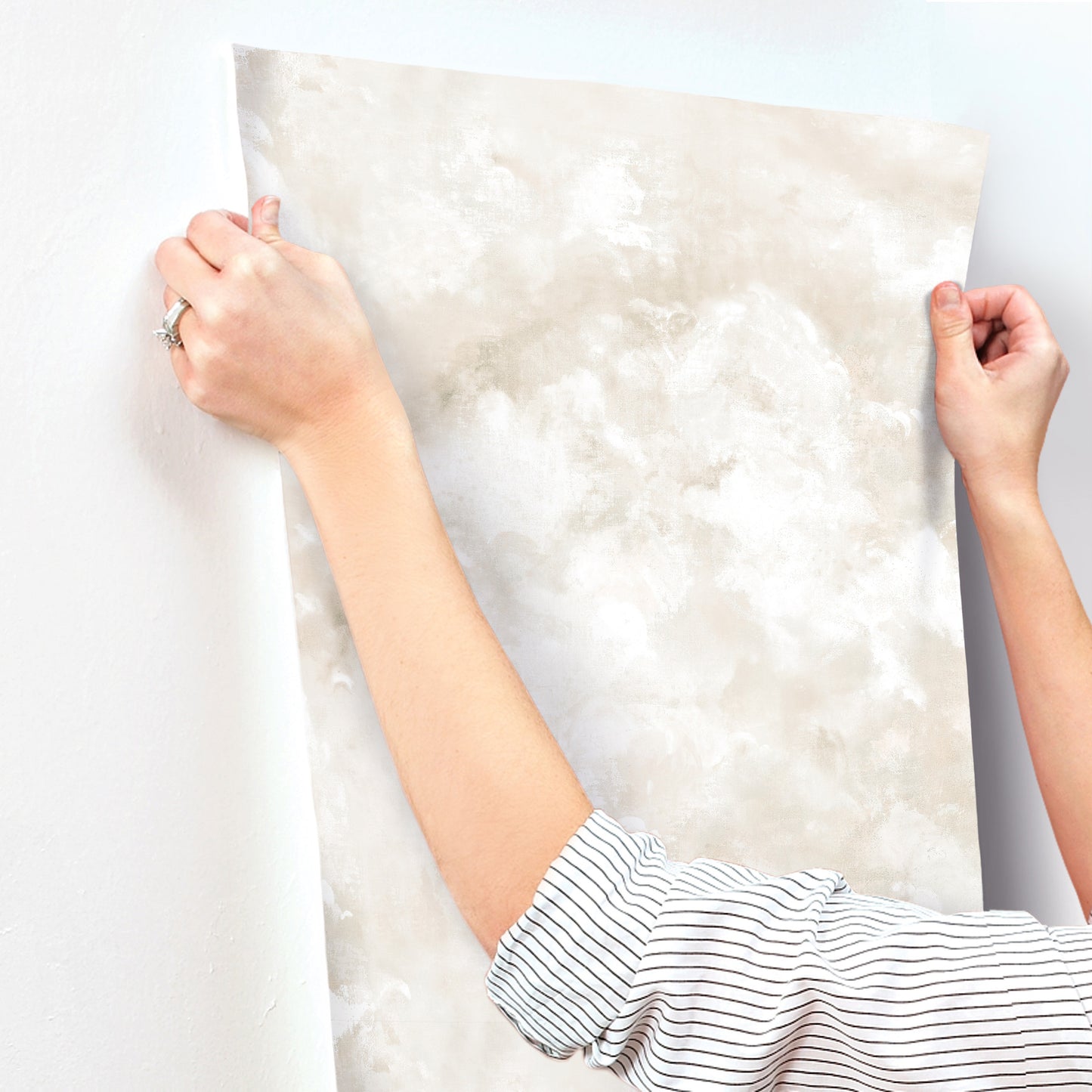 York Wallcoverings A-Street Prints Aria Neutral Abstract Wallpaper Abstract Bohemian Neutral  Wallpaper - 4193-7460