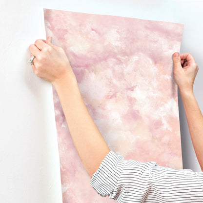 York Wallcoverings A-Street Prints Aria Pink Abstract Wallpaper Abstract Bohemian Pink  Wallpaper - 4193-7461