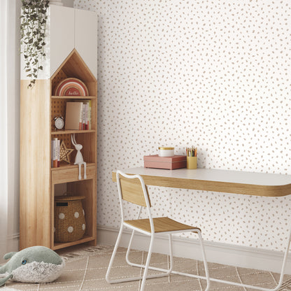 York Wallcoverings Advantage Animal Spots Taupe Polka Dot Wallpaper Graphics Modern Taupe  Wallpaper - 4203-27543