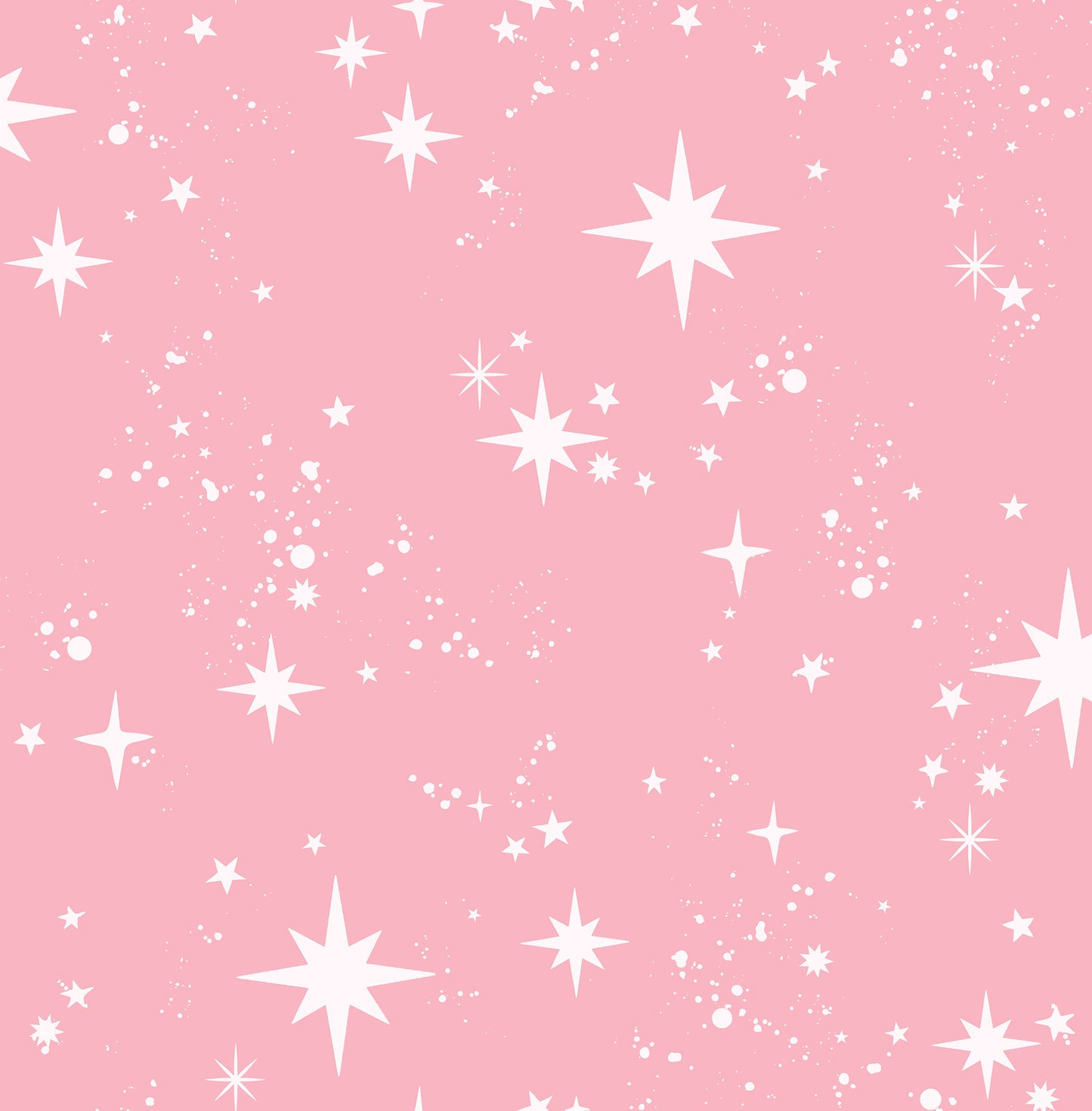 York Wallcoverings Advantage Twinkle Pink Starry Skies Wallpaper Graphics Kids Pink  Wallpaper - 4203-27566