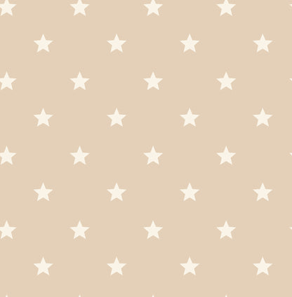 York Wallcoverings Advantage Starry Motif Light Brown Geometric Wallpaper Graphics Whimsical Light Brown  Wallpaper - 4203-27581