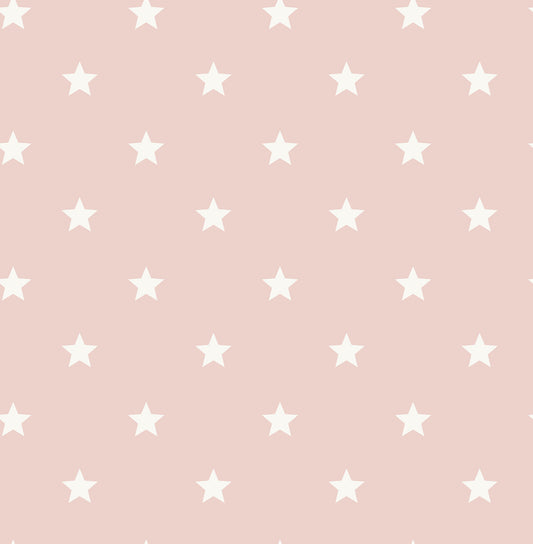York Wallcoverings Advantage Starry Motif Pink Geometric Wallpaper Graphics Whimsical Pink  Wallpaper - 4203-27582