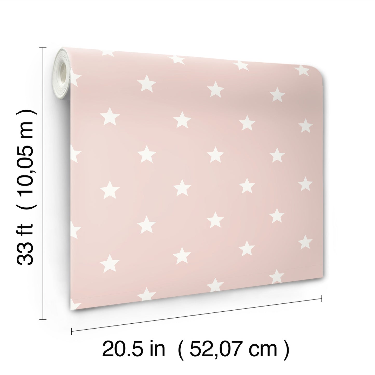 York Wallcoverings Advantage Starry Motif Pink Geometric Wallpaper Graphics Whimsical Pink  Wallpaper - 4203-27582