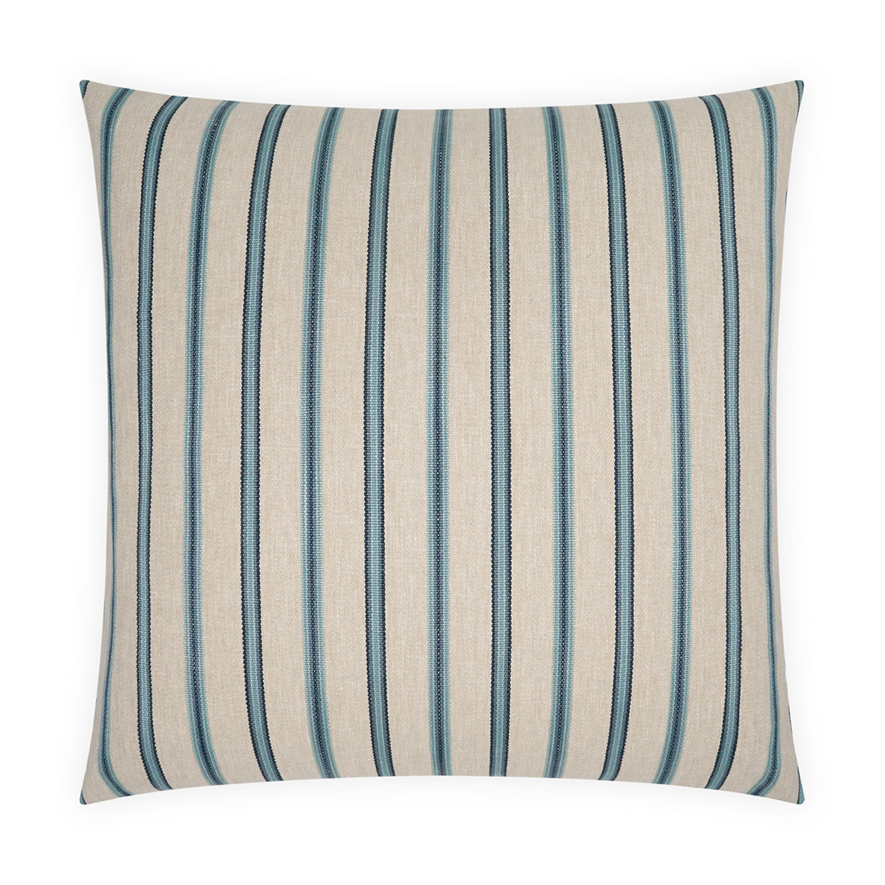 D.V. KAP HOME   24" x 24" Pryce Pillow Stripes, Traditional, Farmhouse    - 4203-2424