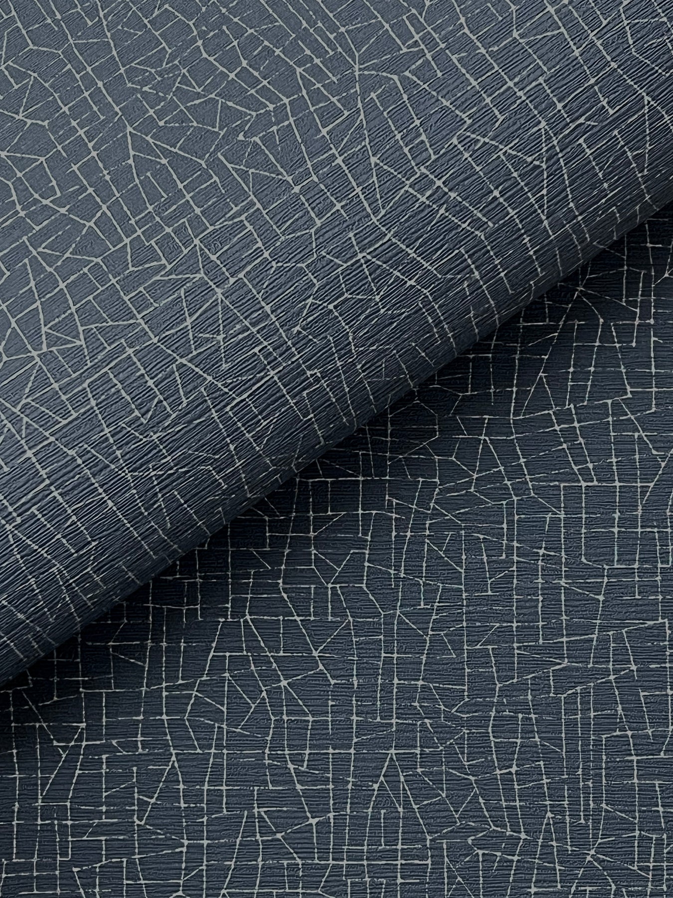 York Wallcoverings Warner Cary Dark Blue Petite Maze Wallpaper Graphics Transitional Dark Blue  Wallpaper - 4207-5408