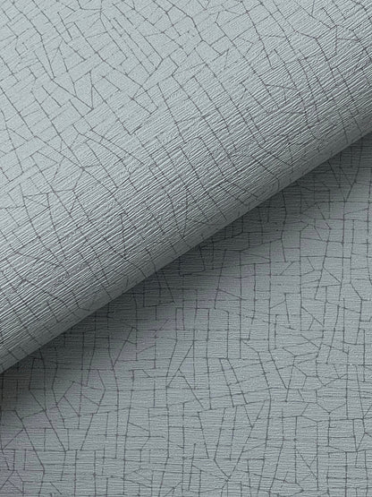 York Wallcoverings Warner Cary Light Blue Petite Maze Wallpaper Graphics Transitional Light Blue  Wallpaper - 4207-5409