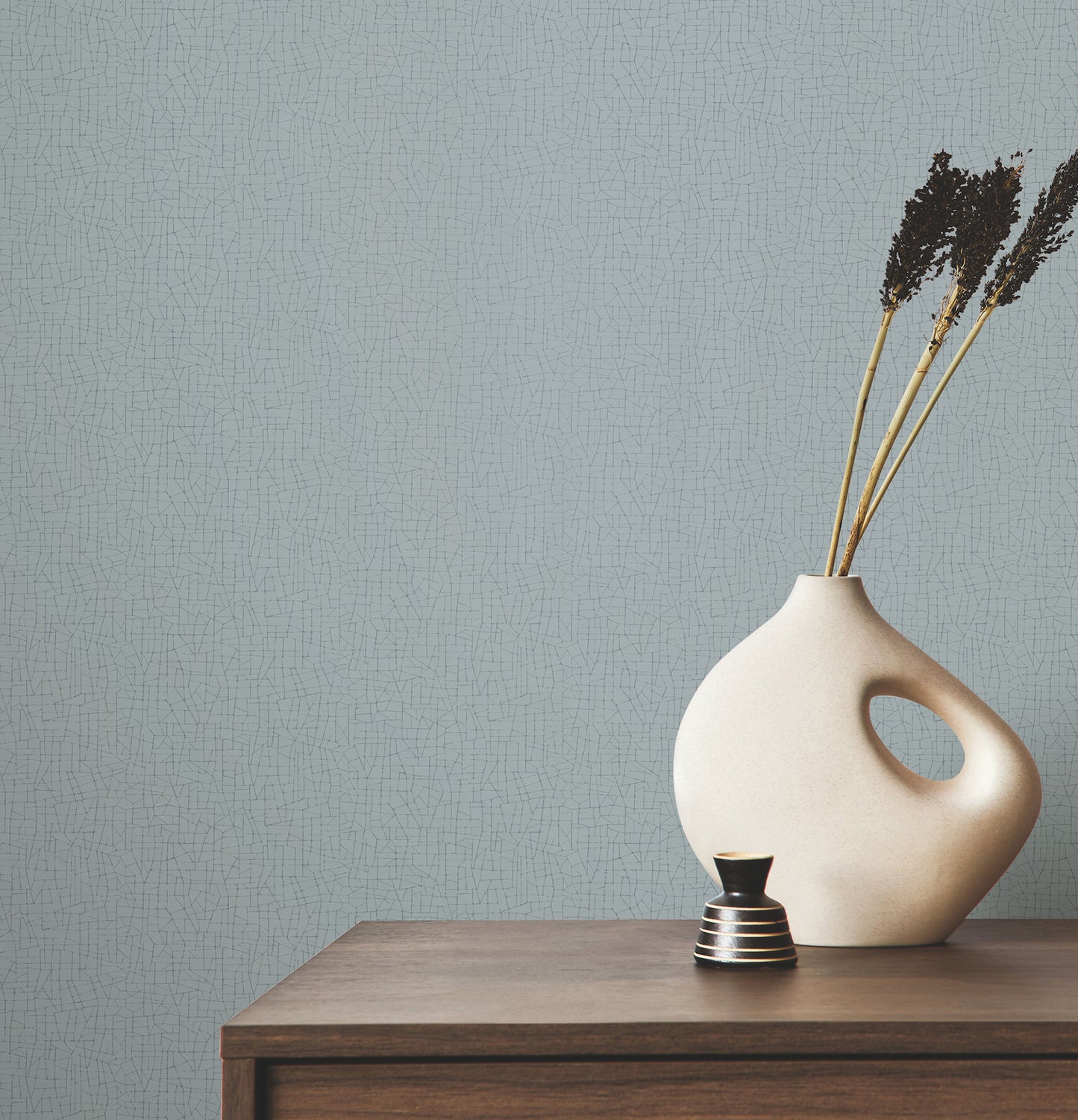 York Wallcoverings Warner Cary Light Blue Petite Maze Wallpaper Graphics Transitional Light Blue  Wallpaper - 4207-5409