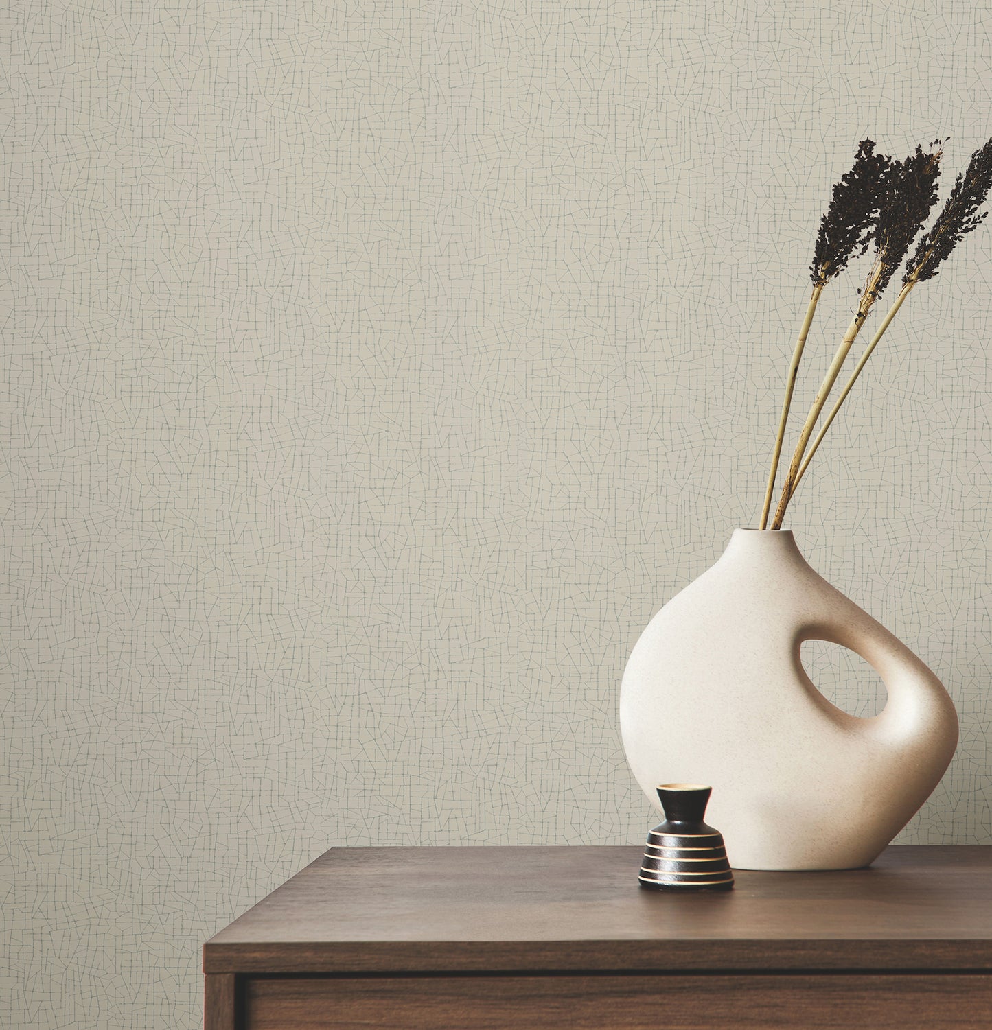 York Wallcoverings Warner Cary Taupe Petite Maze Wallpaper Graphics Transitional Taupe  Wallpaper - 4207-5411