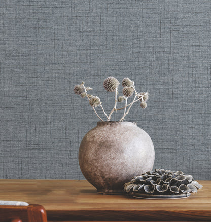 York Wallcoverings Warner Leon Denim Faux Fabric Wallpaper Graphics Transitional Denim  Wallpaper - 4207-5415