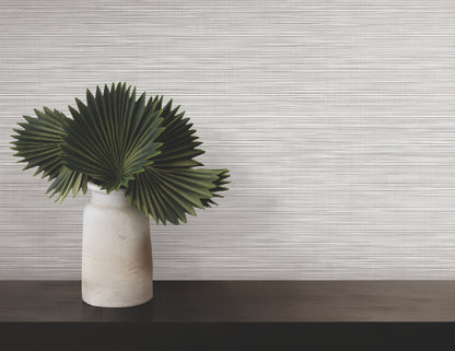 York Wallcoverings Warner Lorn Off-White Faux Grasscloth Wallpaper Graphics Transitional Off-White  Wallpaper - 4207-5430