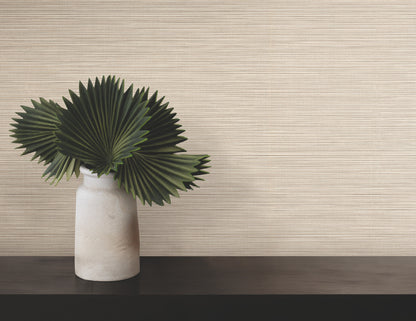 York Wallcoverings Warner Lorn Light Brown Faux Grasscloth Wallpaper Graphics Transitional Light Brown  Wallpaper - 4207-5431
