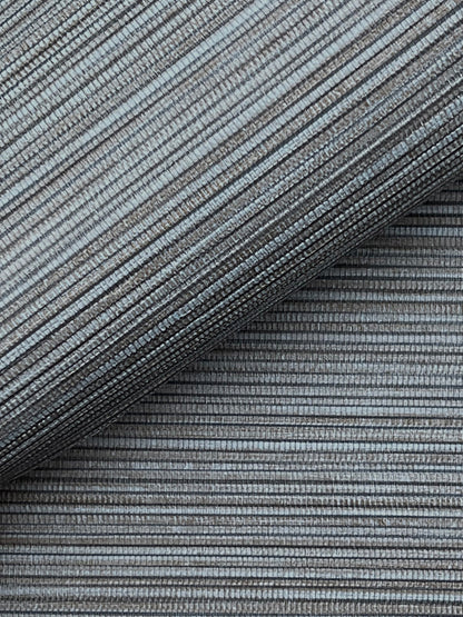 York Wallcoverings Warner Lorn Blue Faux Grasscloth Wallpaper Graphics Transitional Blue  Wallpaper - 4207-5441